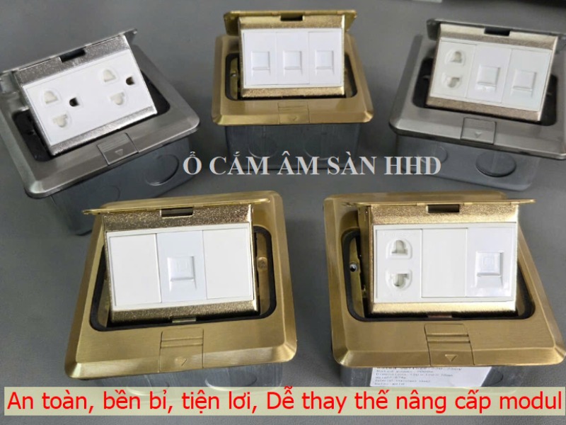 ổ cắm âm sàn HHD