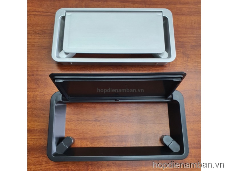 Nắp nhựa luồn dây mặt bàn