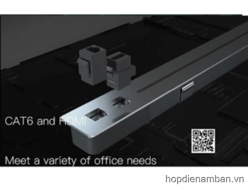 Ổ cắm điện trượt trên thanh ray